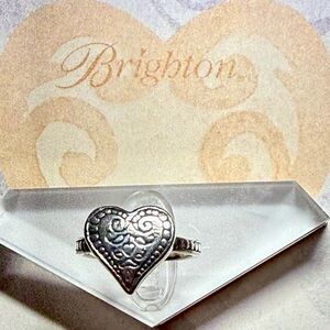 Brighton .925 Silver Heart Ring